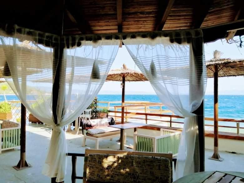 Stone Villa Inside Sea- Kids'Land Platanidia Exterior foto
