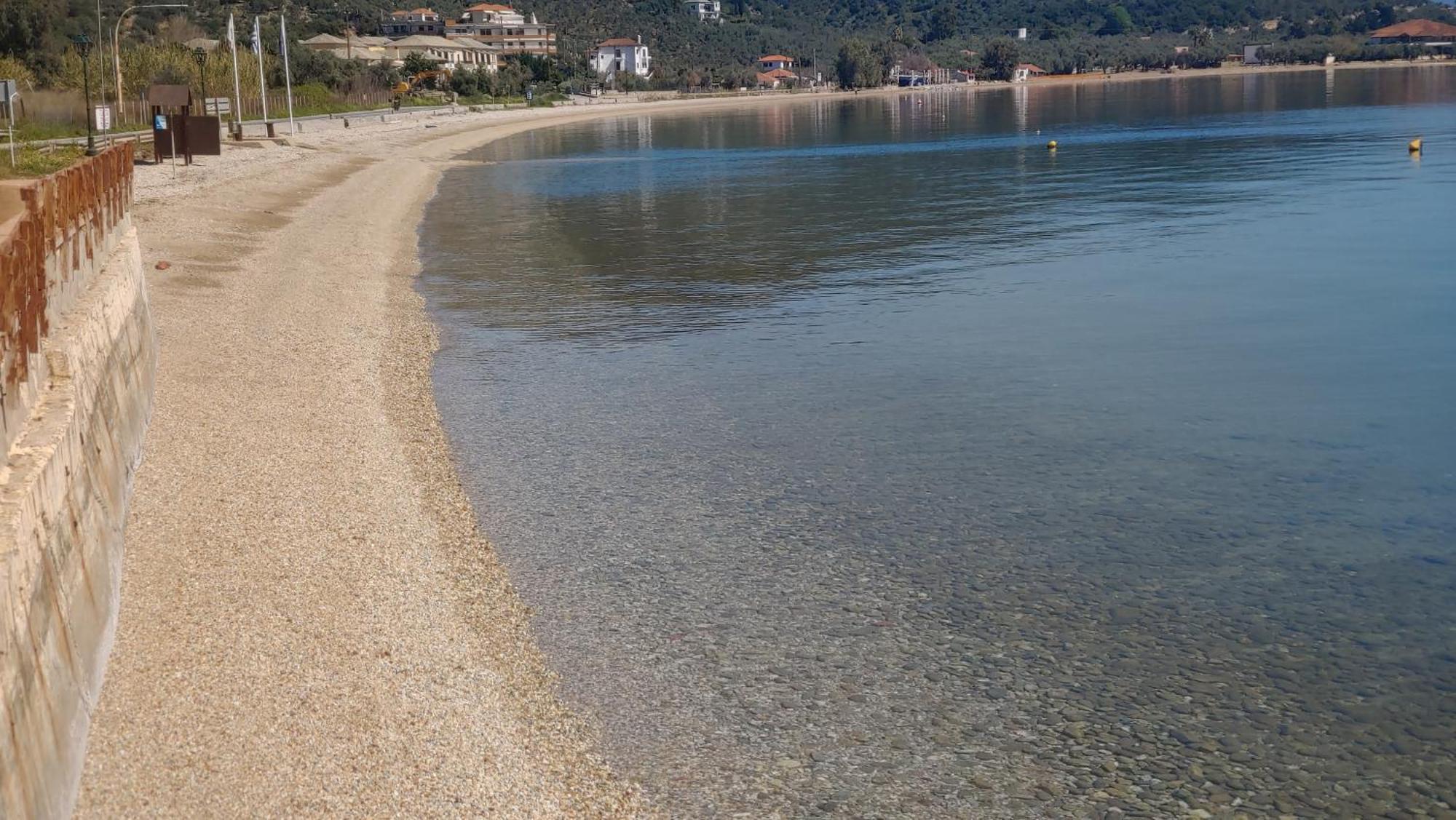 Stone Villa Inside Sea- Kids'Land Platanidia Exterior foto