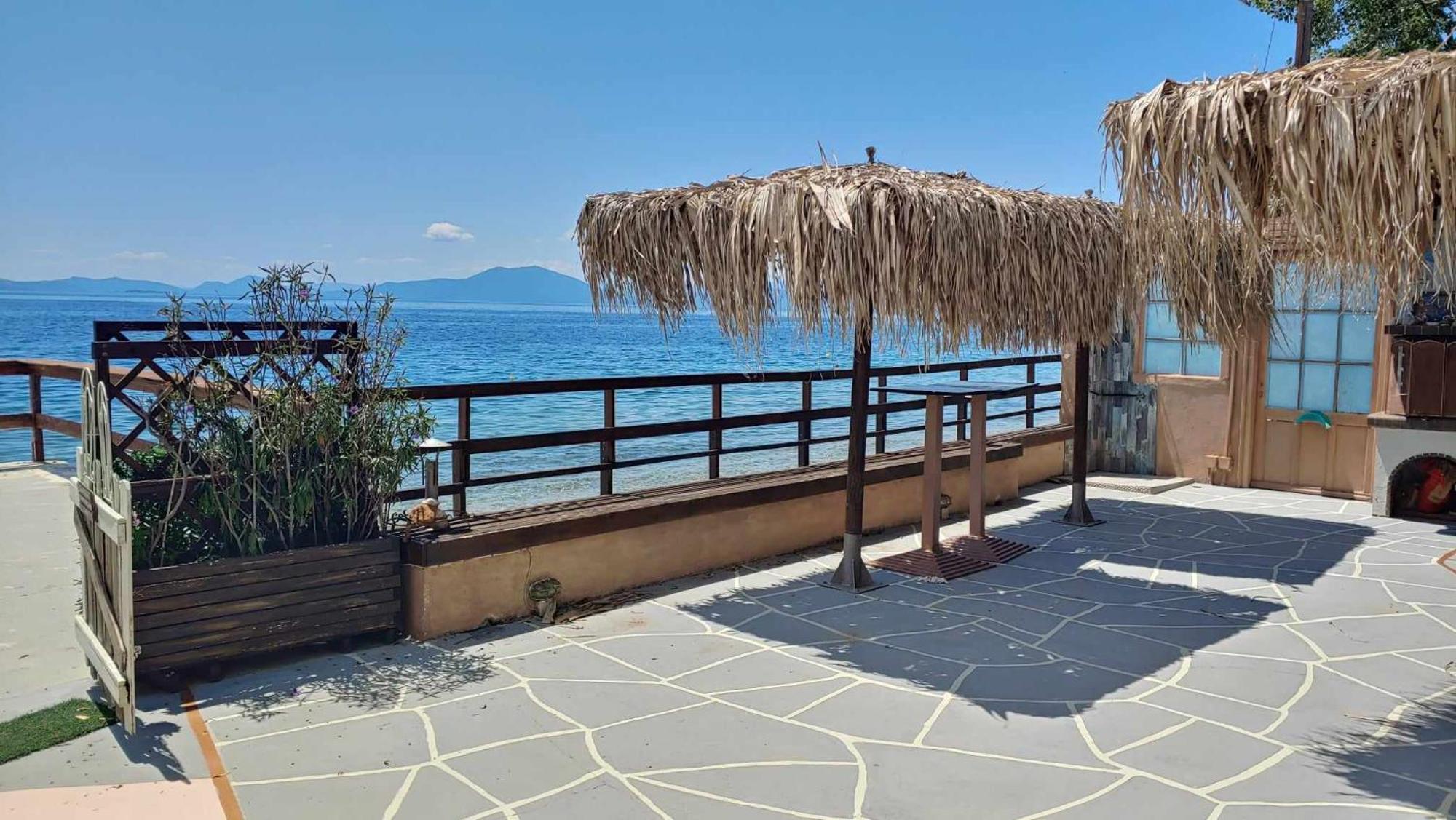 Stone Villa Inside Sea- Kids'Land Platanidia Exterior foto