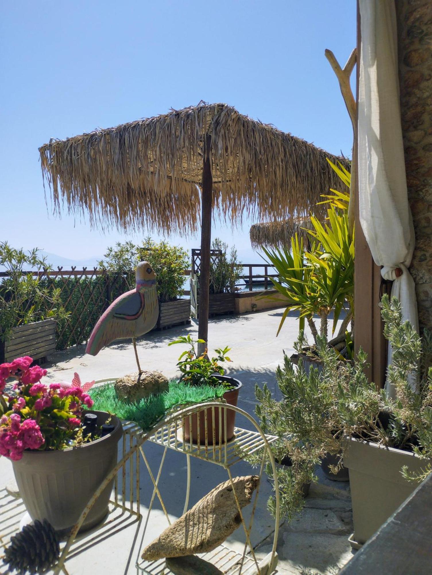 Stone Villa Inside Sea- Kids'Land Platanidia Exterior foto