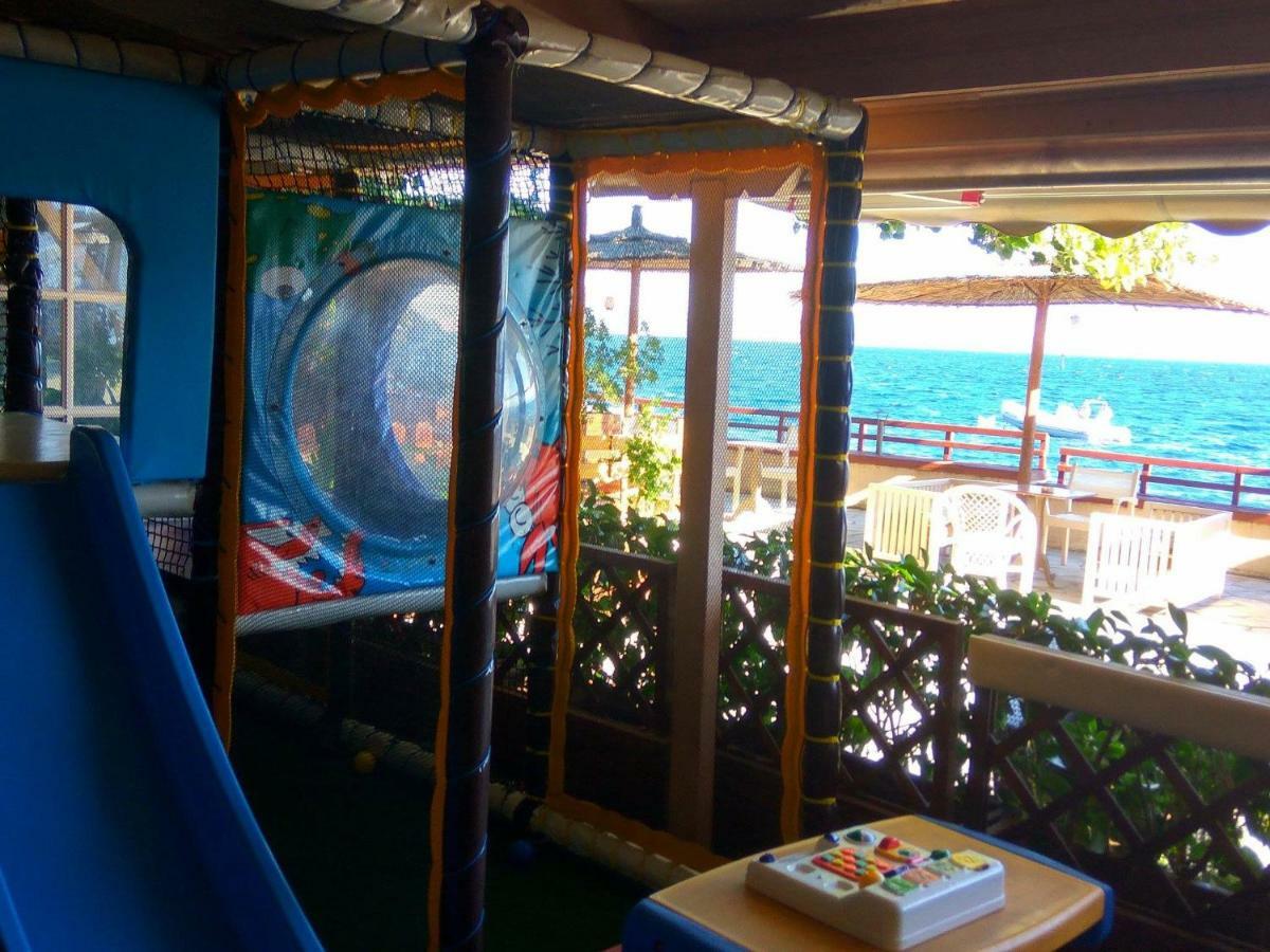 Stone Villa Inside Sea- Kids'Land Platanidia Exterior foto
