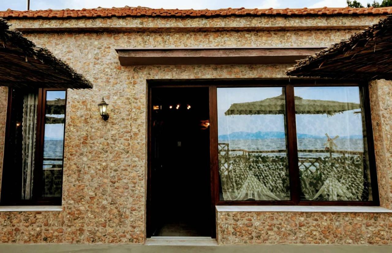 Stone Villa Inside Sea- Kids'Land Platanidia Exterior foto